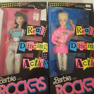 barbie and the rockers 1985 2 Pk Dana and Barbie
